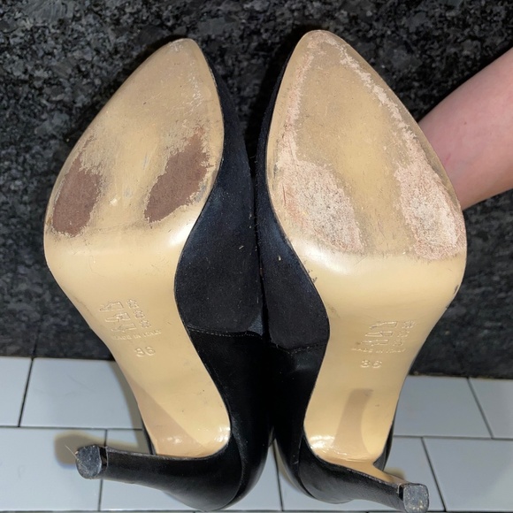 Ovyé women’s size 36 Black Bootie Slip on Stiletto Heels Sexy - Picture 8 of 9